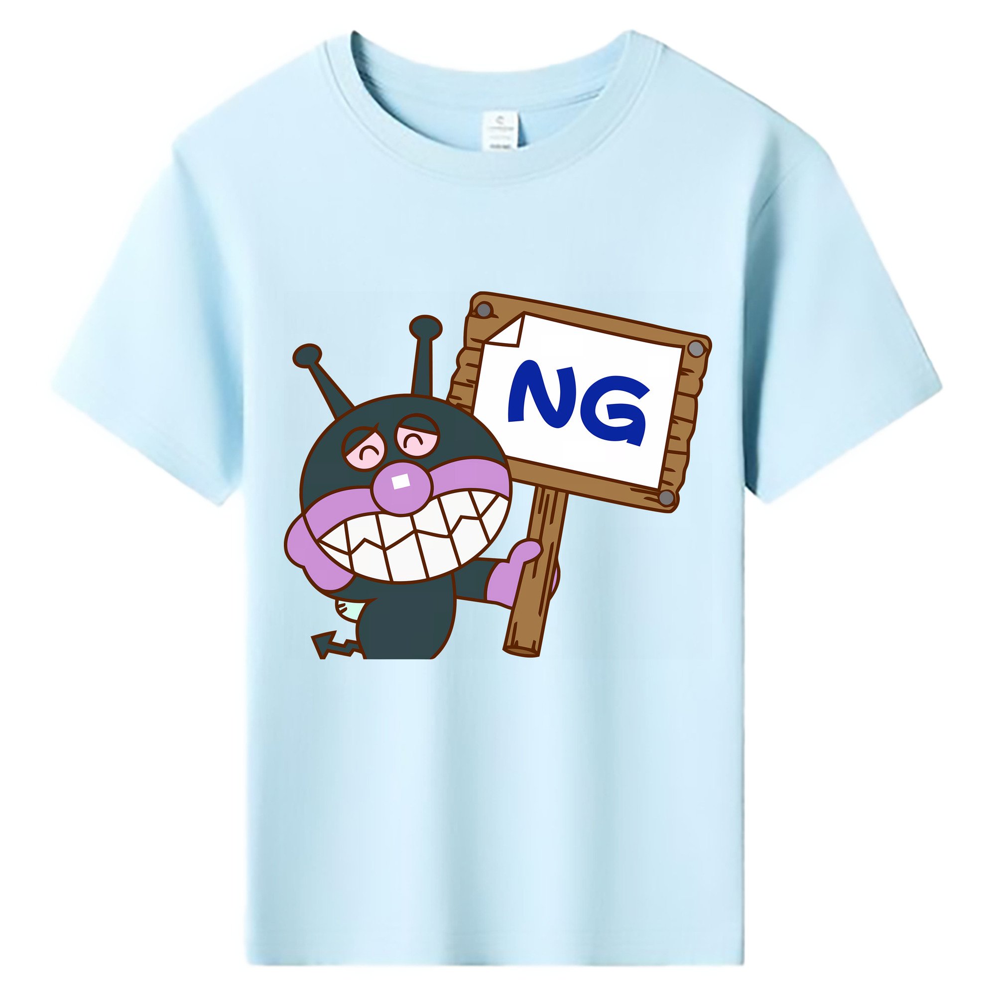 （画像用） アンパンマン Anpanman 綿100％キッズTシャツ（フロントプリント）